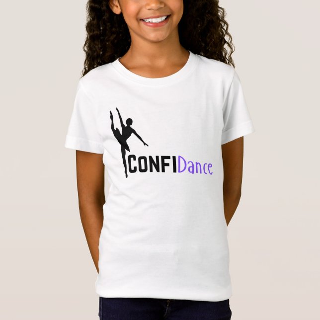 Eu tenho ConfiDance! Camisa de dança para crianças (Frente)