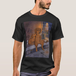 Eu Tenho Esse Cachorro Em Mim Camisa Engraçada De