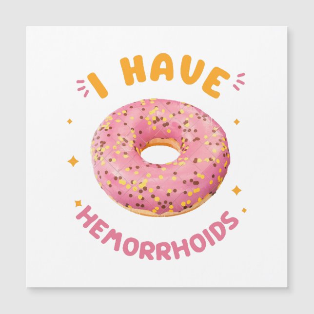 Eu tenho hemorroidas (Frente)