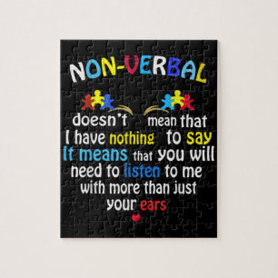 Eu Tenho Quebra-cabeça de Consciência Autista Não-