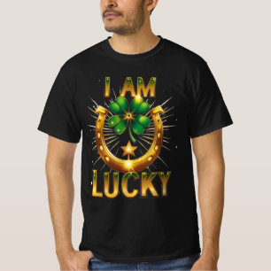 Eu Tenho Sorte - Design de Camisa Simbólica Negrit