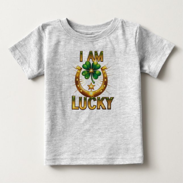Eu Tenho Sorte - Design de Camisa Simbólica Negrit (Frente)