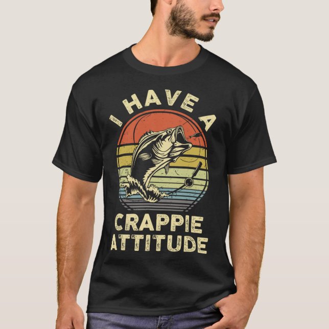 Eu Tenho Uma Camisa De Atitude De Calço De Peixe P (Frente)