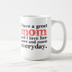 Eu tenho uma grande caneca de café da mamã