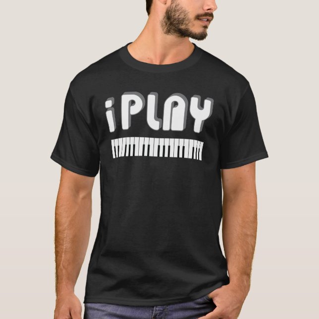 Eu Toco Camiseta Piano (Frente)