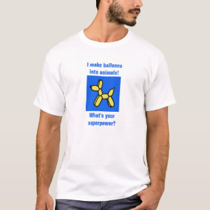 Eu Transformo Balões Em Animais Twister T-Shirt