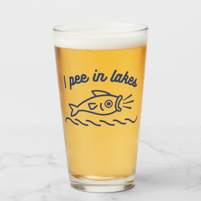 Eu Urino Em Copo Engraçado De Pint De Lagos (Frente (Preenchido))