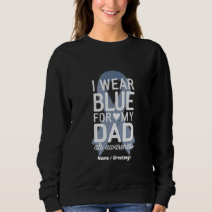 Eu Uso Azul Pelo Meu Pai Camisa Presente de Consci