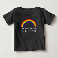 Eu Vejo Eu Amo Você Eu Aceito Você Camiseta Orgulh