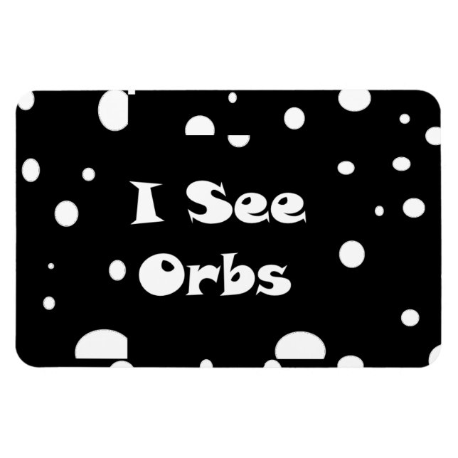 Eu vejo íman flexível com orbs (Horizontal)