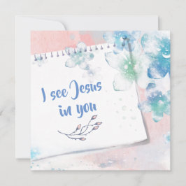 Eu vejo Jesus em você
