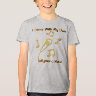 Eu Venho Com Minha Própria Camiseta de Música de F