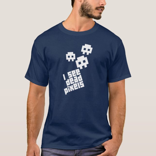Eu ver o t-shirt inoperante dos pixéis (Frente)
