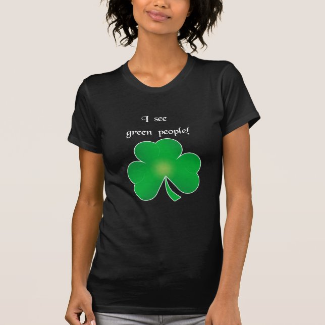 Eu ver pessoas verdes: Camisetas & presentes do (Frente)