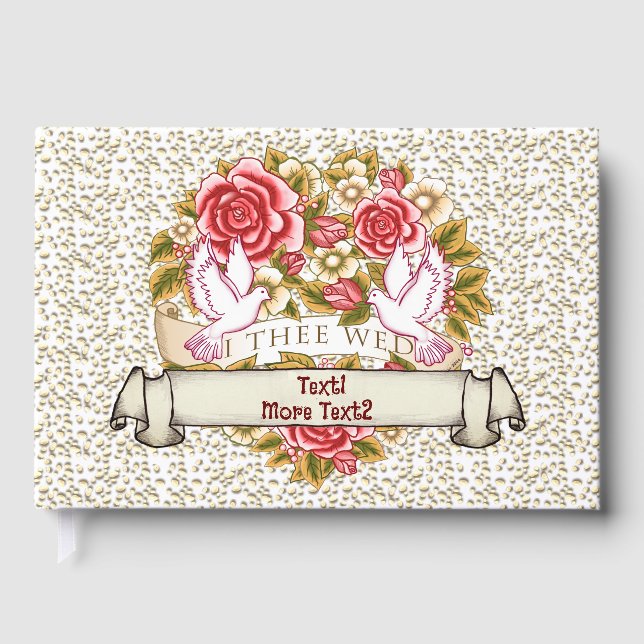 Eu vi o livro de convidados do casamento (Frente)