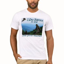 Eu vi o t-shirt cabido do Bigfoot-Excelente