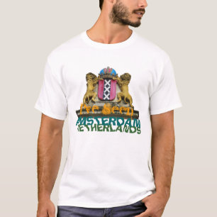 Eu vi o t-shirt do texto da brasão de Amsterdão