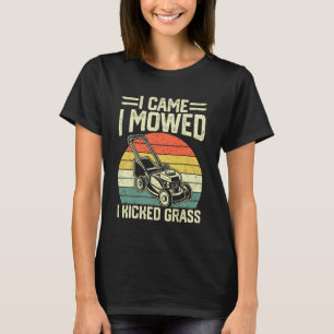 Eu Vim Eu Cortei Eu Chutei Grama Camisa Engraçada