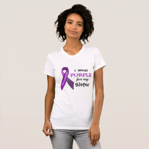 Eu visto e roxo para minha camisa da fibromialgia