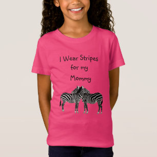Eu visto listras para minha camisa da consciência