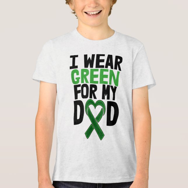 Eu Visto O Pai Verde S Stigma Camisetas Mental Hea (Frente)