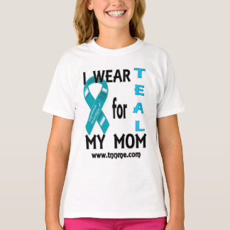Eu visto TEAL para minha camisa de mães
