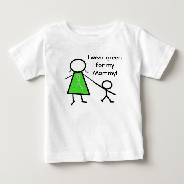 Eu visto verde para a camisa da minha mamãe (Frente)