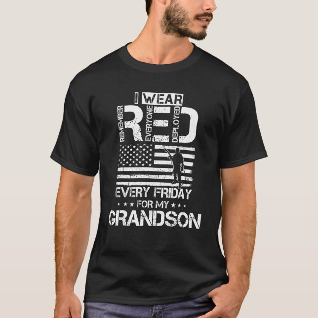Eu Visto Vermelho Para A Camisa Do Avô (Frente)