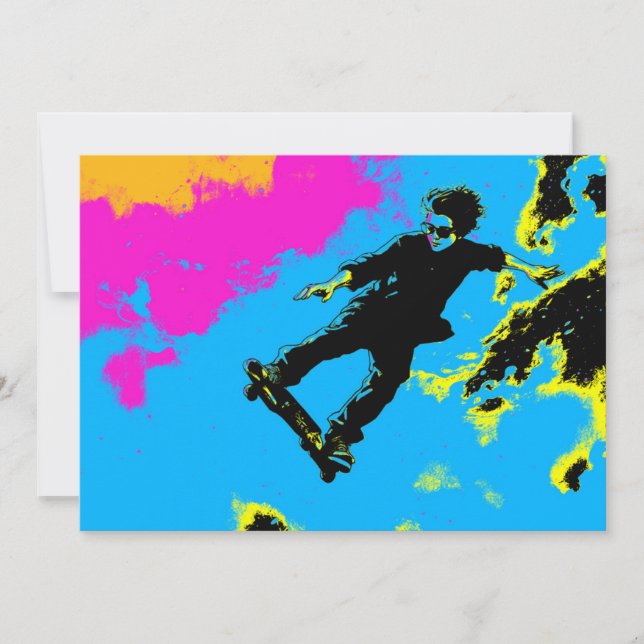 Eu Vivo Para Voar - Skatista (Frente)