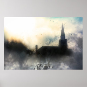 Eu voarei o poster inspirado ausente
