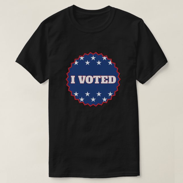 Eu Votei T-Shirt (Frente do Design)