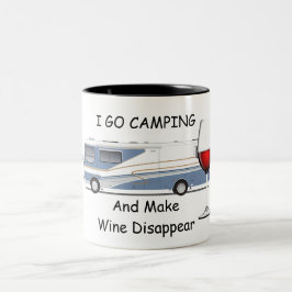 Eu Vou Acampar Uma Caneca De Dois Tondos