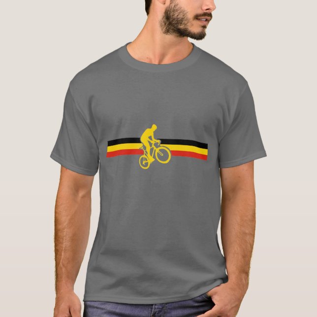 Eu vou camisa de Bélgica Cyclocross (Frente)