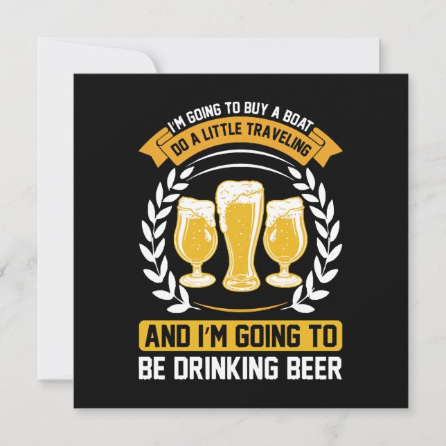 Eu vou estar bebendo cerveja (Frente)