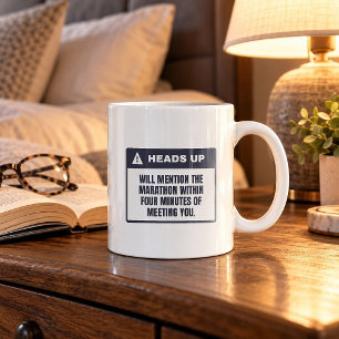 Eu Vou Mencionar A Maratona Caneca de Café Engraça