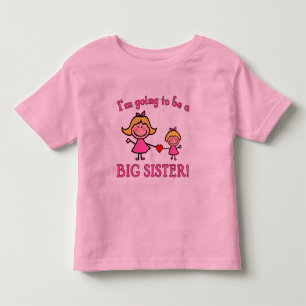 Eu vou ser uma camiseta Irmã Grande