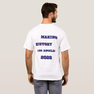 EUA 2026: Camiseta de ventilador duplo "Making His