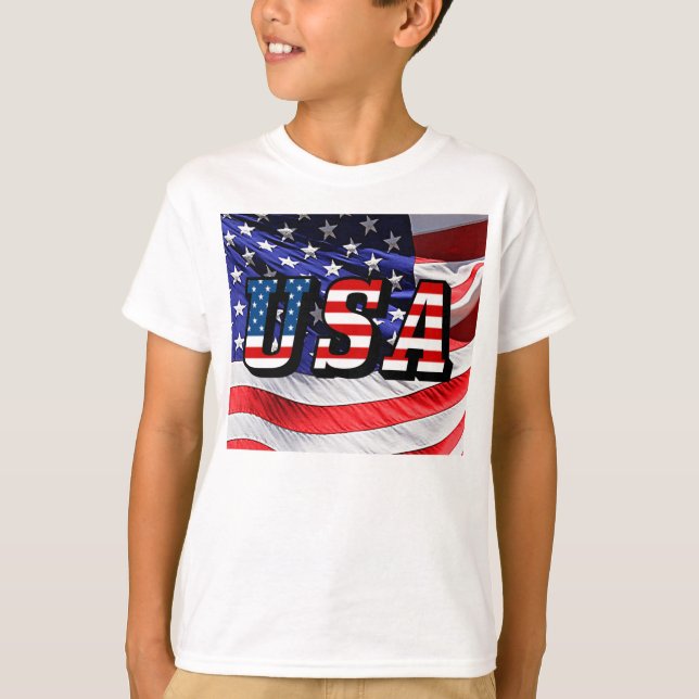 EUA - American Flag T-Shirt (Frente)