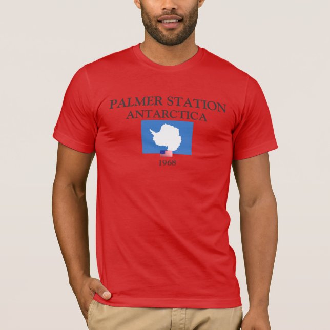 EUA - Camisa de Estação Antártica Palmer (Frente)