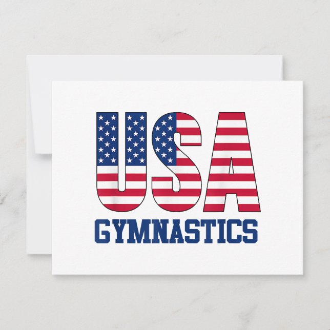 EUA com American Flag Gymnastics Sports (Frente)