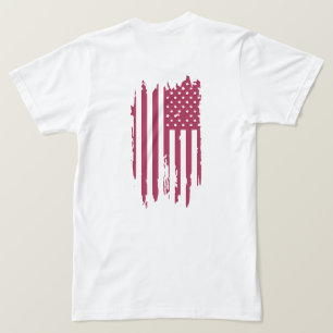 EUA Flag American Vintage T-shirt Design