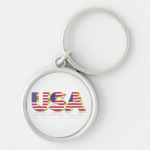 EUA Flag Chaveiro dos Estados Unidos da América