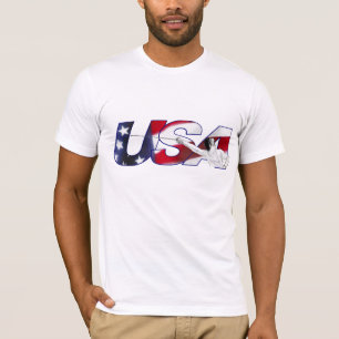 EUA que cercam - camisa branca