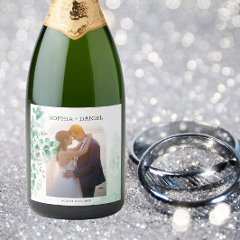 Eucalipto Botânico Elegante Deixa Casamento Fotogr