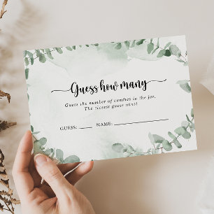 Eucalipto clássico adivinha quantos cartões de j