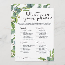 Eucalipto moderno O que há no seu jogo telefônico