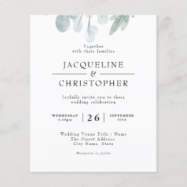 Eucalipto Orçamento Russo Convite Floral Para Casa