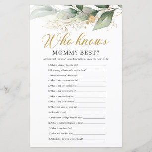 Eucalipto verde que conhece melhor o jogo das mamã