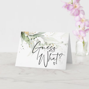 Eucalyptus Adivinha Que Anúncio De Gravidez