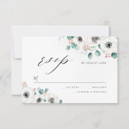 Eucalyptus anemone floral casamento rústico RSVP